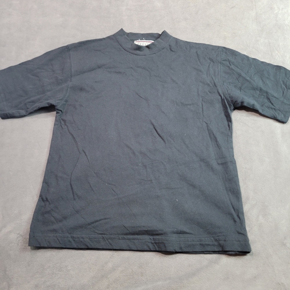 Fresno American Heritage Kids Large Black Short Sleeve Cotton T-Shirt RN 57026